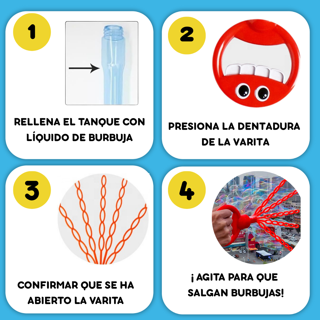 Varita Mágica de Burbujas
